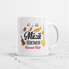 Müzik Öğretmeni Kupa Bardak
