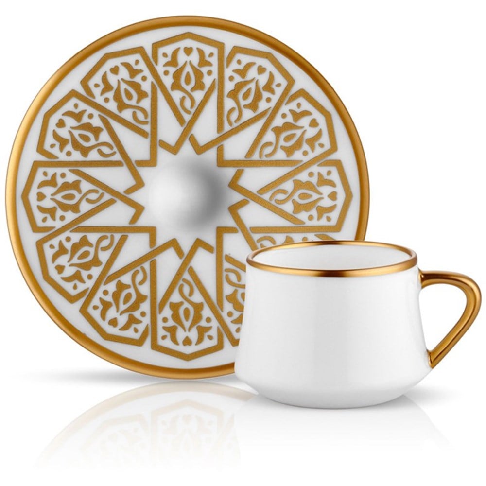 Koleksiyon Sufı Türk Kahvesi Seti 6'Lı Selçuklu