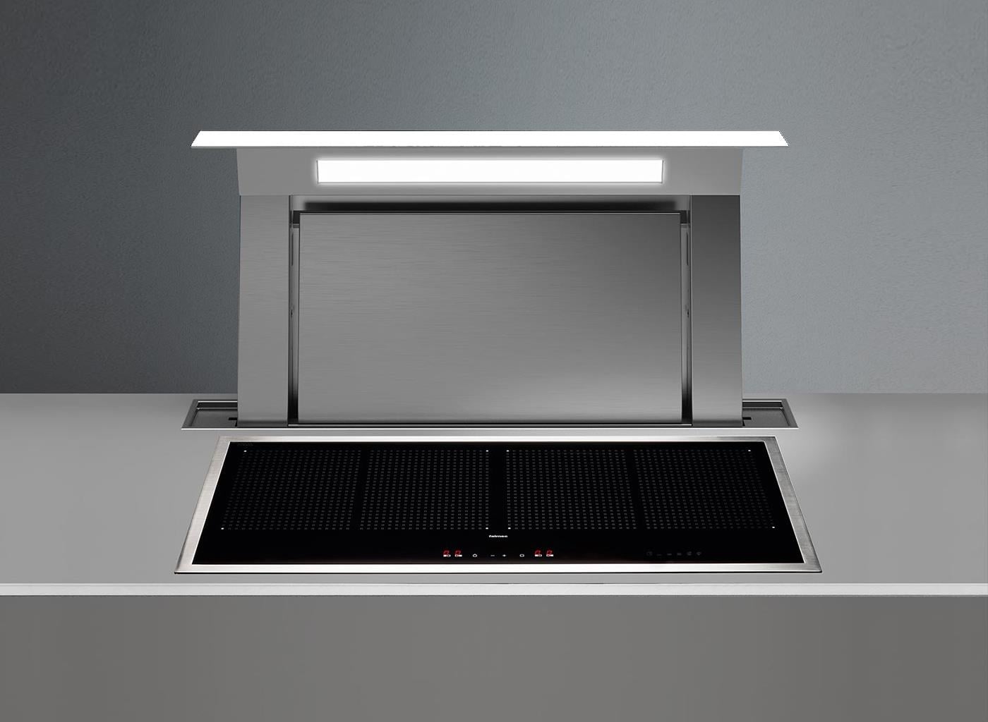 Falmec Downdraft Tezgah Üstü 120 cm Beyaz