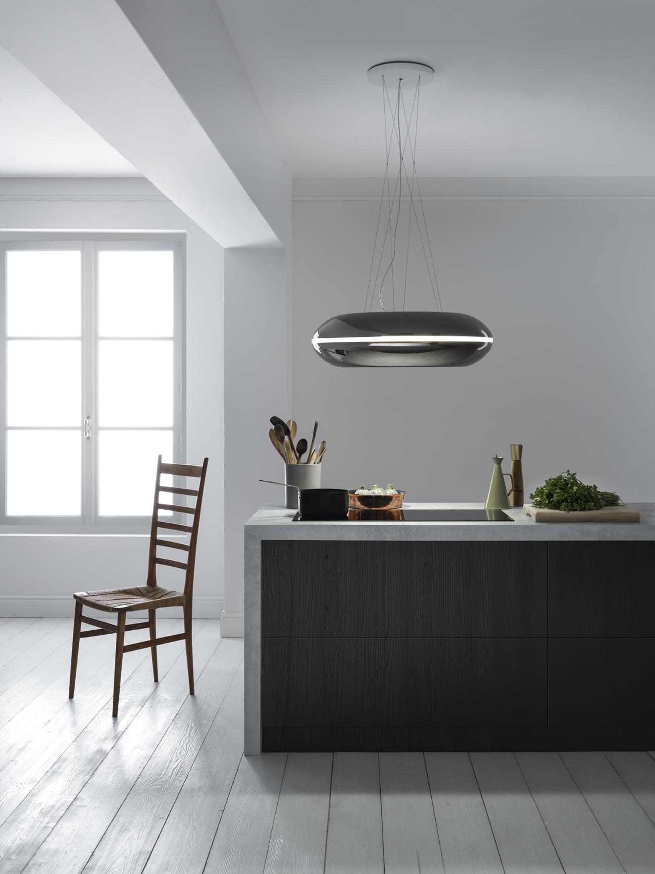 FALMEC LOOP Gunmetal 74 cm 600m/h Ada Davlumbaz