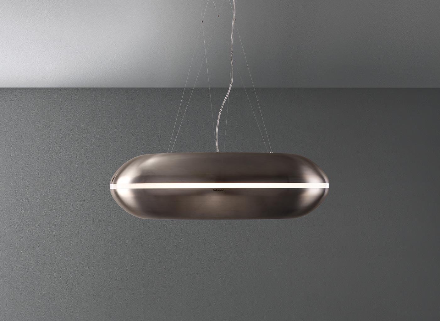 Falmec Loop Paslanmaz Çelik Ada Davlumbaz 74cm 600 m³/h