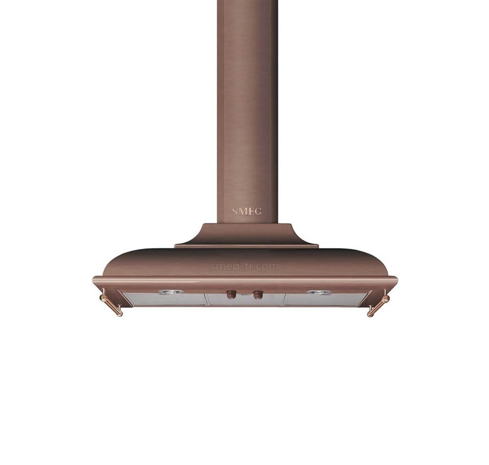 SMEG KC19RA Bakır Davlumbaz 90 cm.