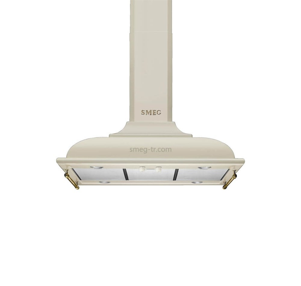 SMEG KCI19POE Krem/Rustik ADA Davlumbaz 90 cm.
