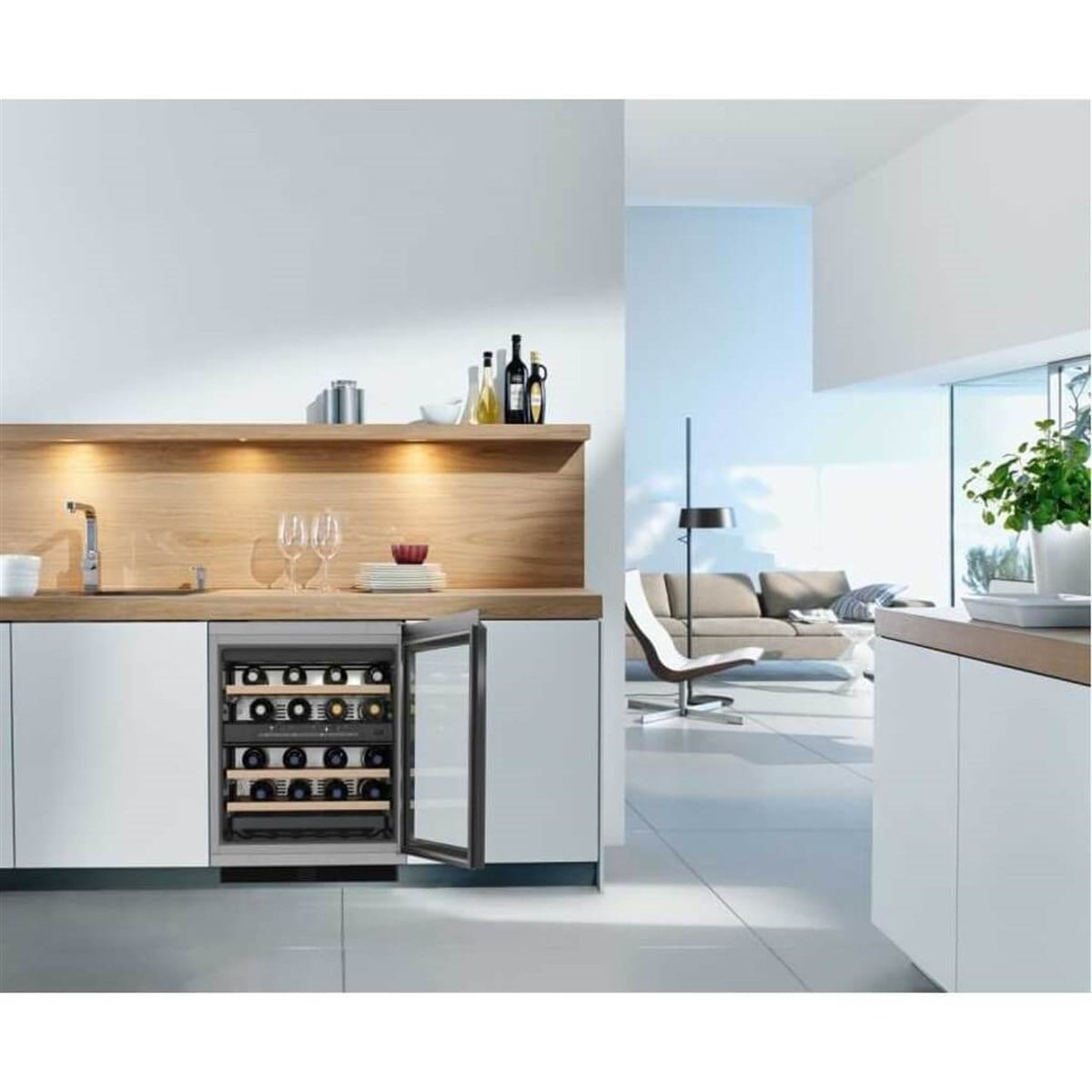 Miele KWT 4154/6321 UG Tezgahaltı Ankastre Şarap Dolabı