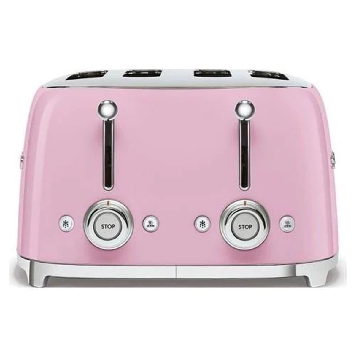 SMEG TSF03PKEU PEMBE 4x1 EKMEK KIZARTMA MAKİNESİ