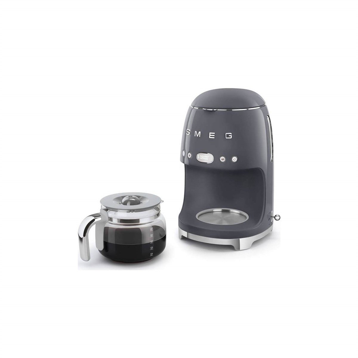 SMEG BARUT GRİSİ FİLTE KAHVE MAKİNESİ DCF02GREU