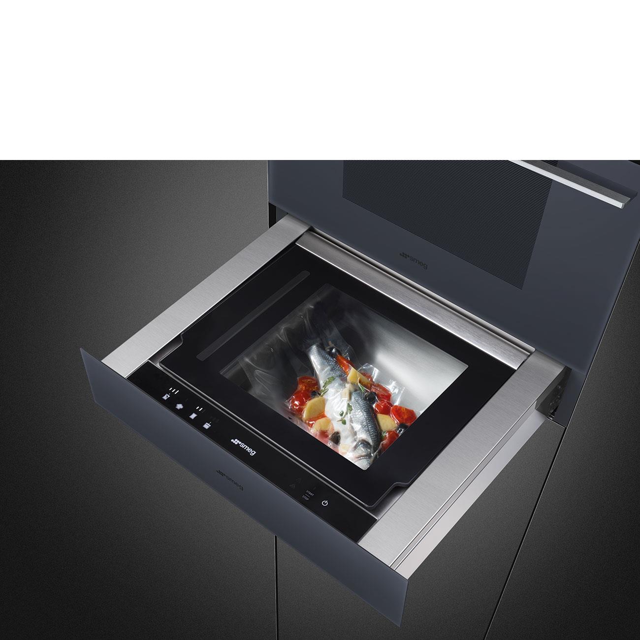 SMEG CPV115G LİNEA NEPTUNE GREY VAKUM ÇEKMECESİ