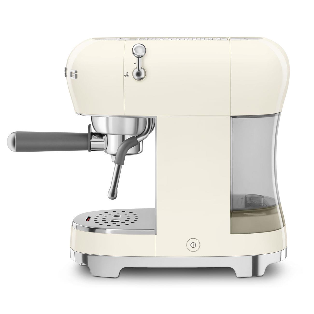 SMEG ECF02CREU RETRO KREM ESPRESSO MAKİNESİ