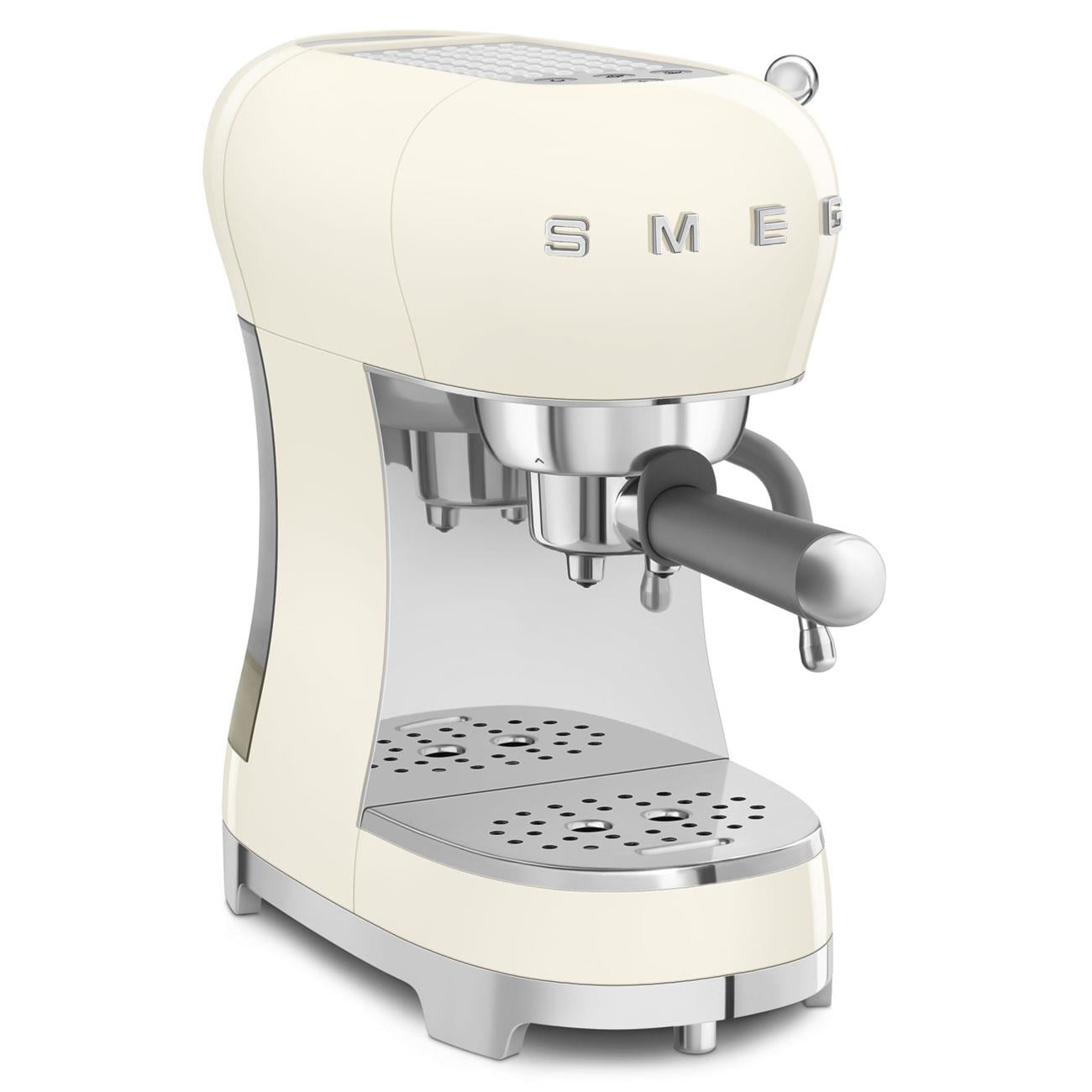 SMEG ECF02CREU RETRO KREM ESPRESSO MAKİNESİ