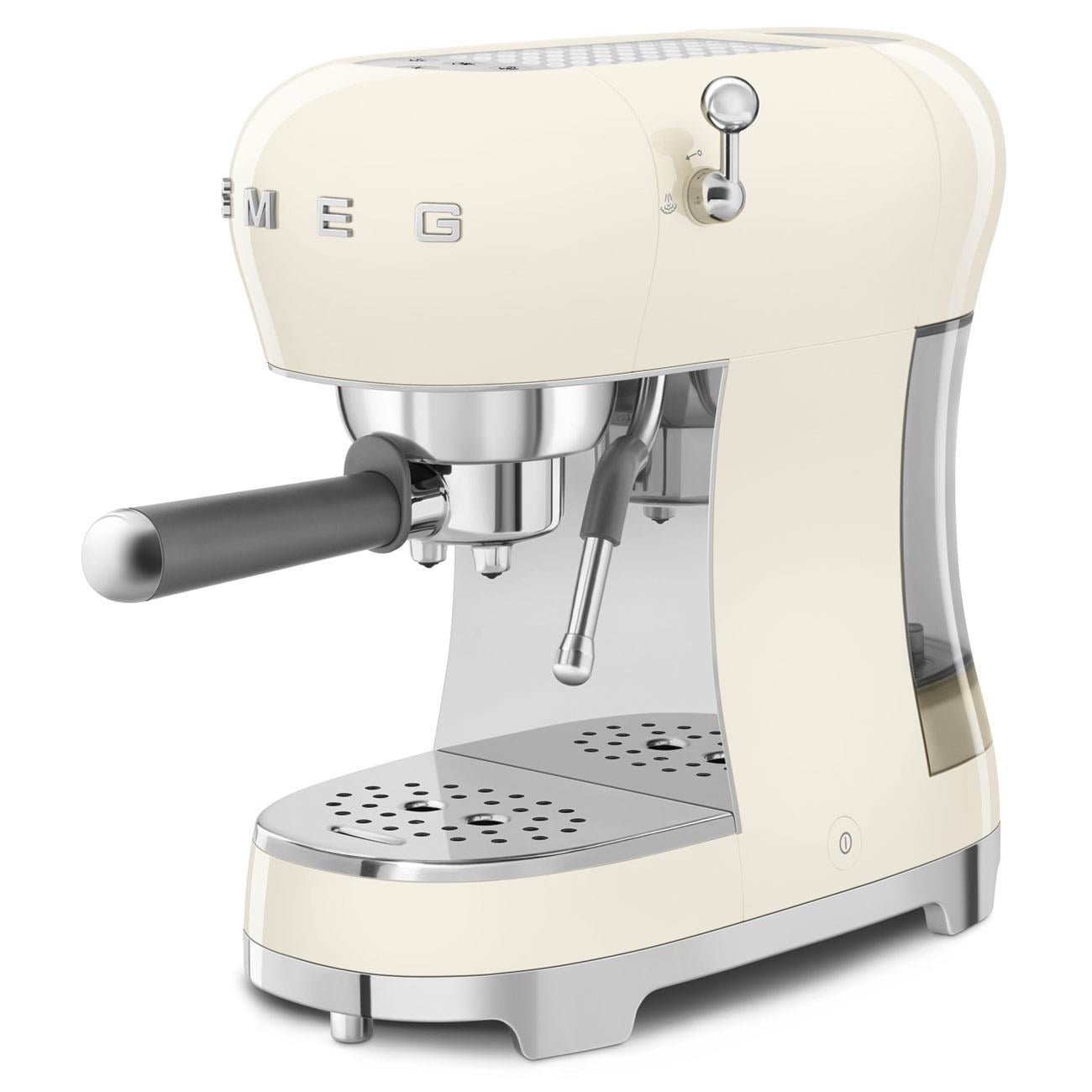 SMEG ECF02CREU RETRO KREM ESPRESSO MAKİNESİ