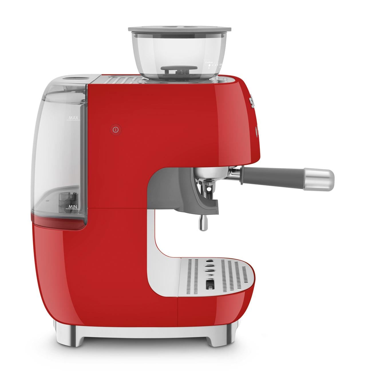SMEG EGF03RDEU RETRO KIRMIZI  ÖĞÜTÜCÜLÜ ESPRESSO MAKİNESİ