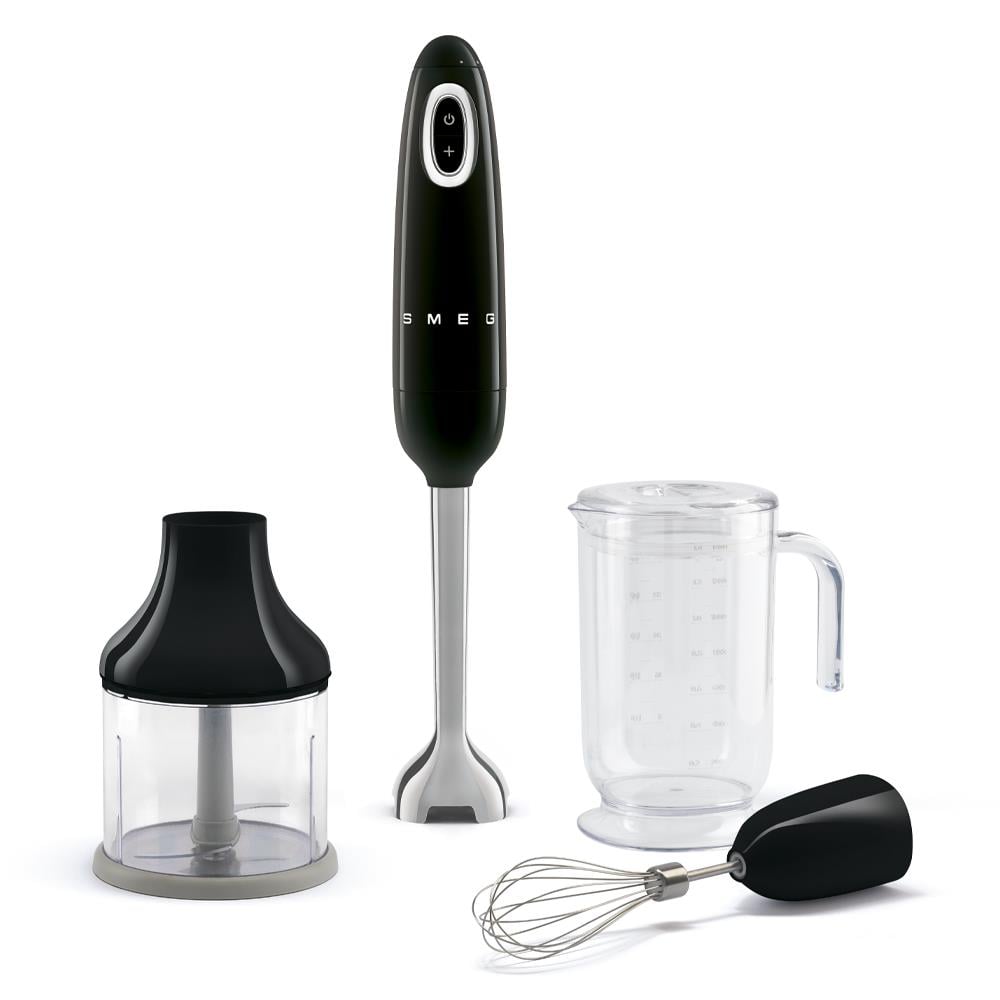 SMEG HBF03BLEU RETRO SİYAH EL BLENDER SETİ