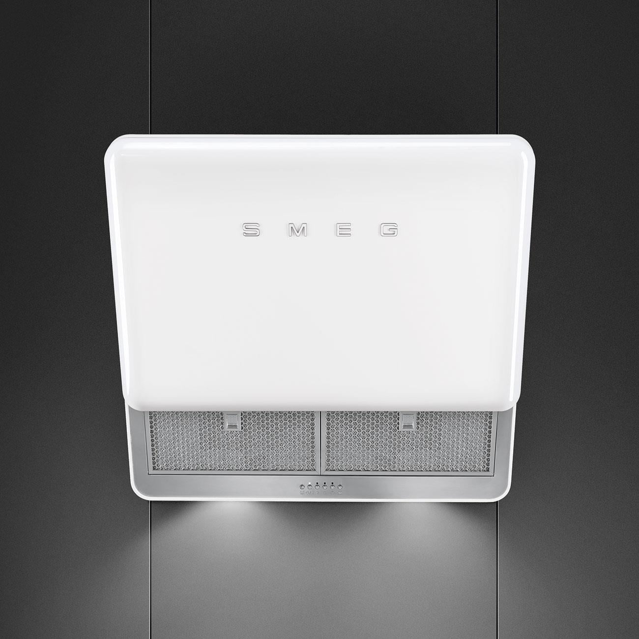 SMEG KFAB75WH RETRO 75CM BEYAZ DUVAR DAVLUMBAZI