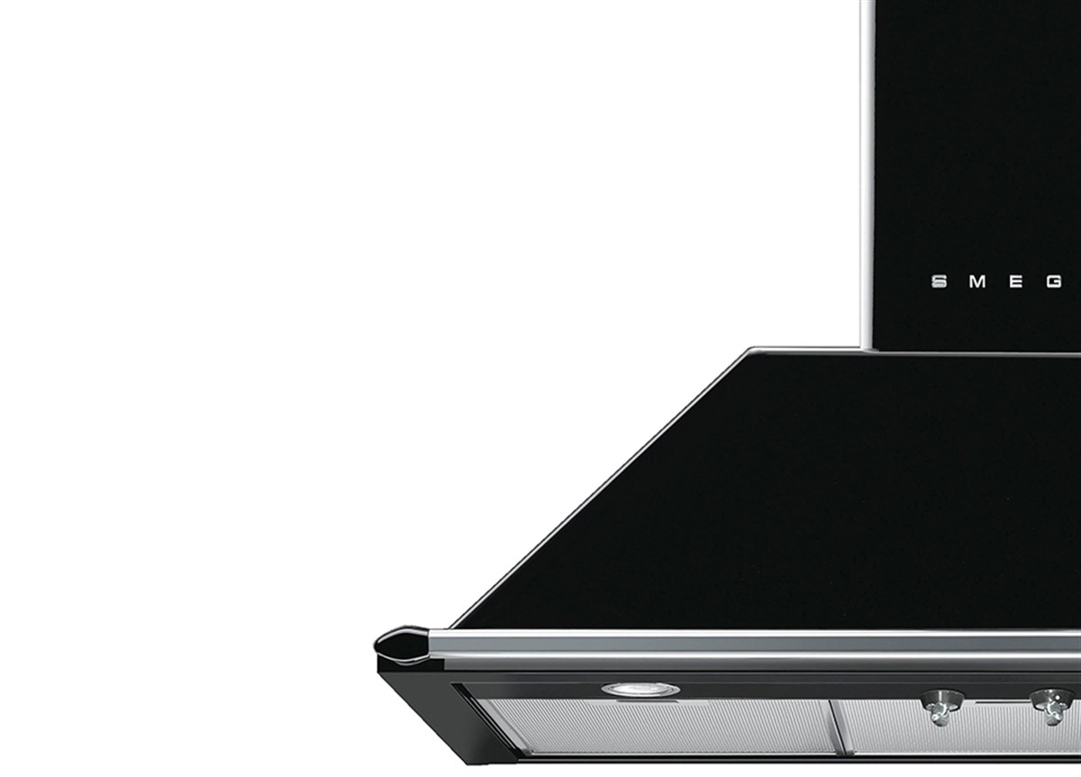 SMEG KT90BLE VICTORIA DUVAR SİYAH DAVLUMBAZ