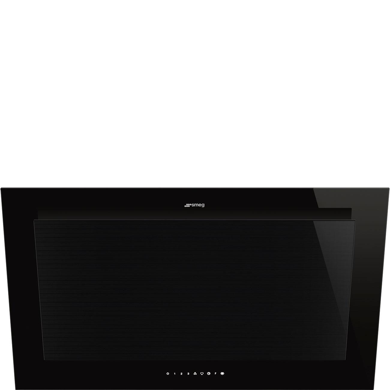 SMEG KV194B3 LİNEA SİYAH ANKASTRE DUVAR DAVLUMBAZI