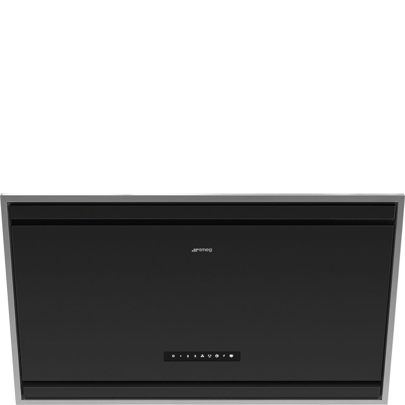 SMEG KV394MB KLASİK MAT SİYAH CAM DUVAR DAVLUMBAZ