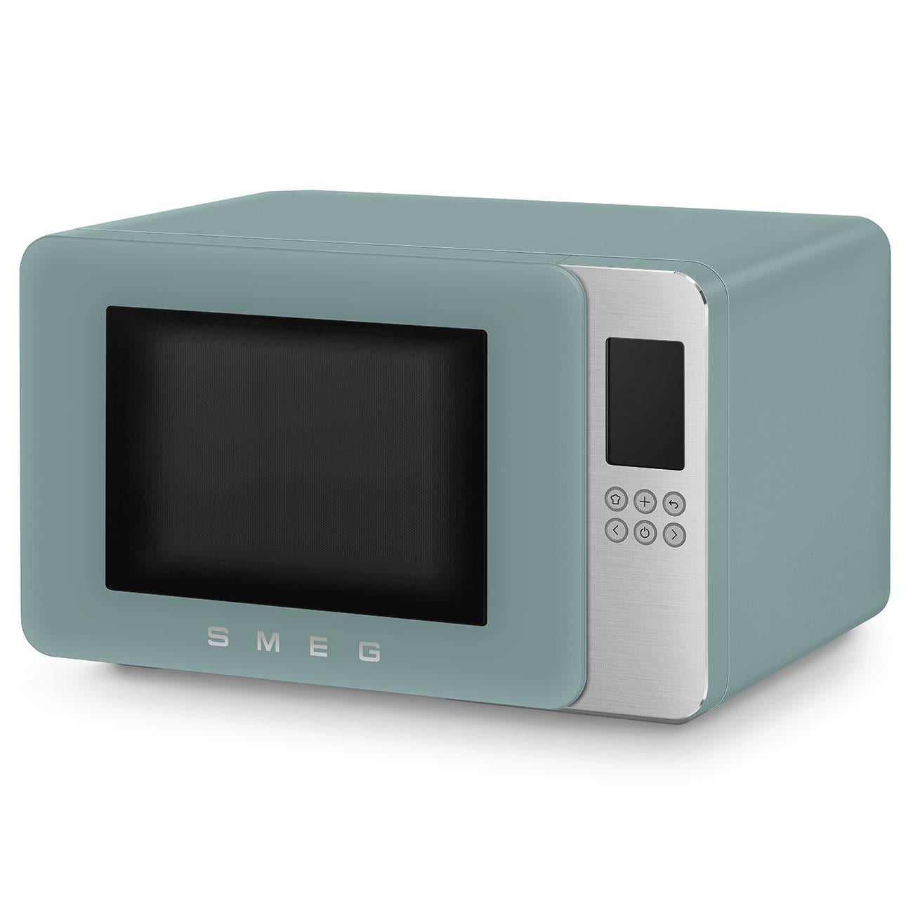 SMEG MOC01EGMEU RETRO ZÜMRÜT YEŞİLİ TEGZAHÜSTÜ IZGARALI MİKRODALGA