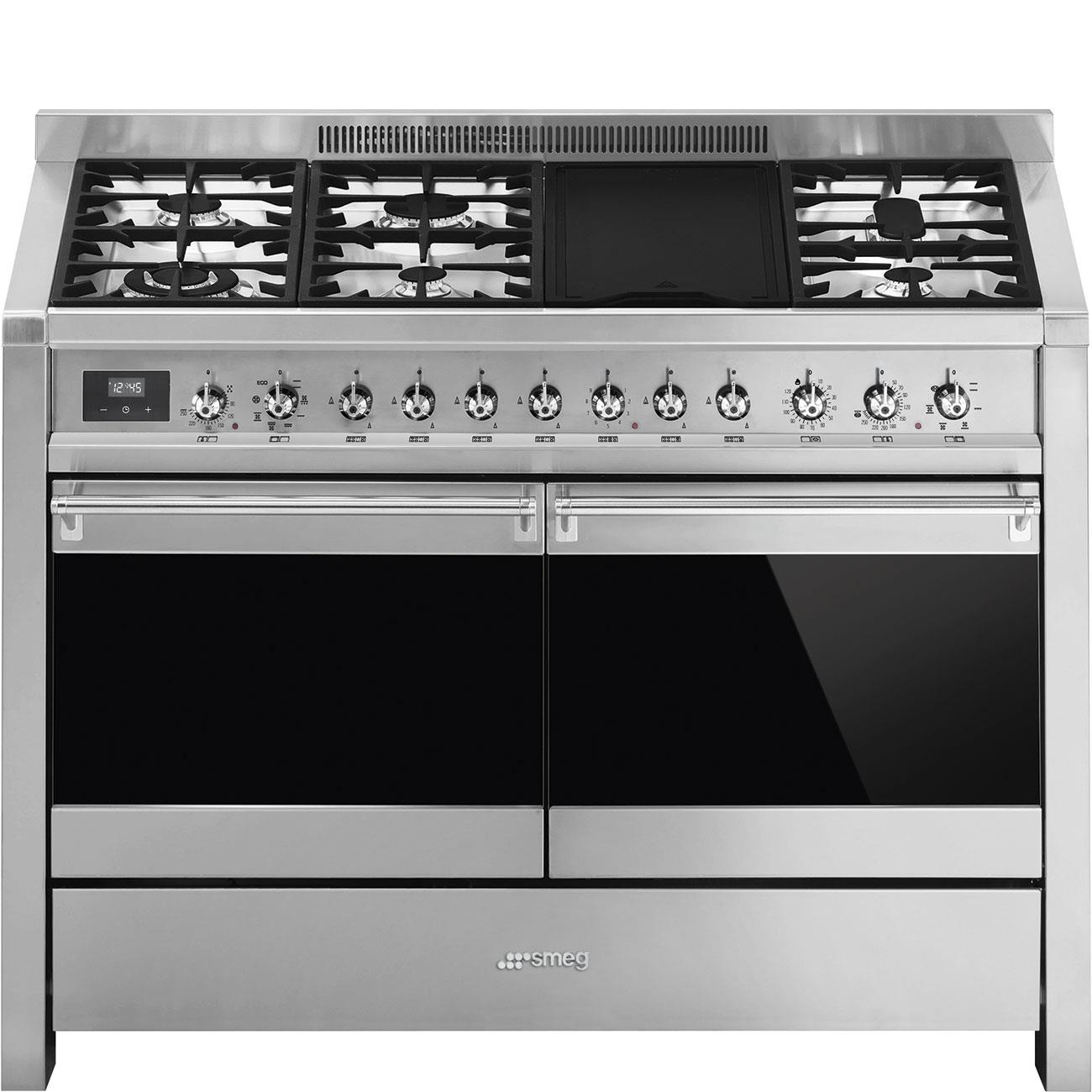 Smeg Opera A4-81 Çelik Kuzine Fırın 120 Cm
