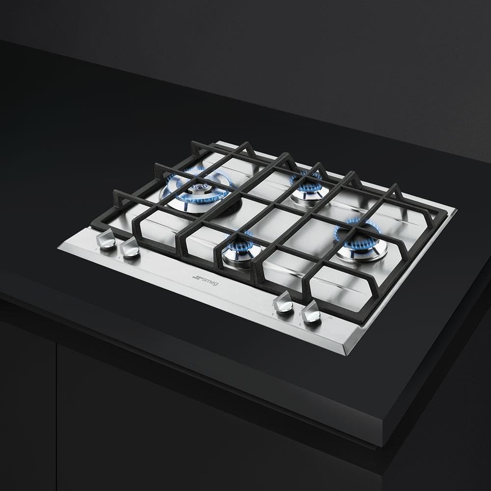 SMEG P261XGH KLASİK ÇELİK GAZLI OCAK