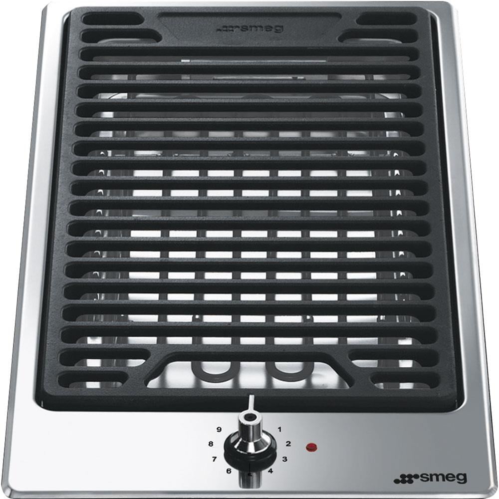 SMEG PGF30B KLASİK ÇELİK DOMİNO BARBEKÜ OCAK