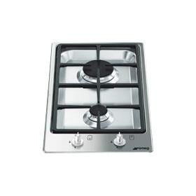 SMEG PGF32G KLASİK ÇELİK DOMİNO GAZLI OCAK