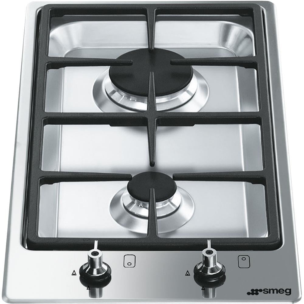 SMEG PGF32G KLASİK ÇELİK DOMİNO GAZLI OCAK
