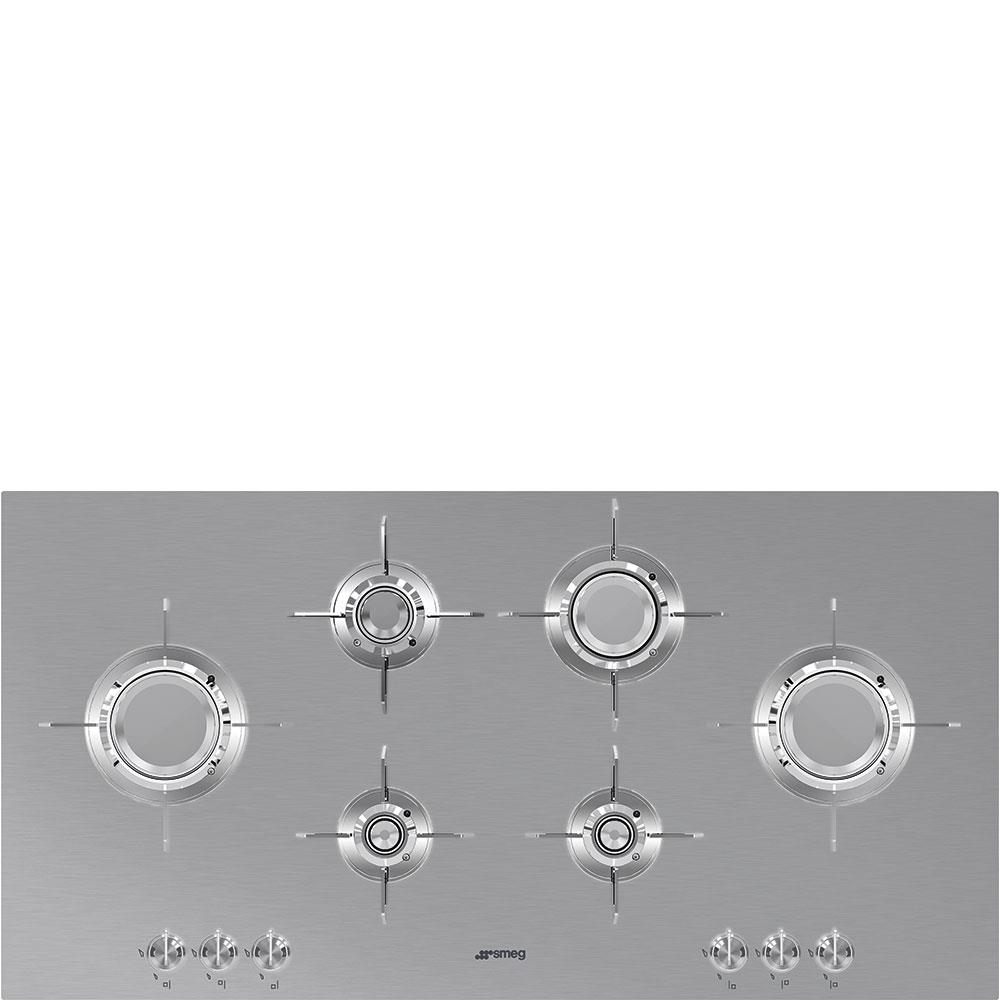 SMEG PXL6106 DOLCE STİL NOVO MAT ÇELİK GAZLI OCAK