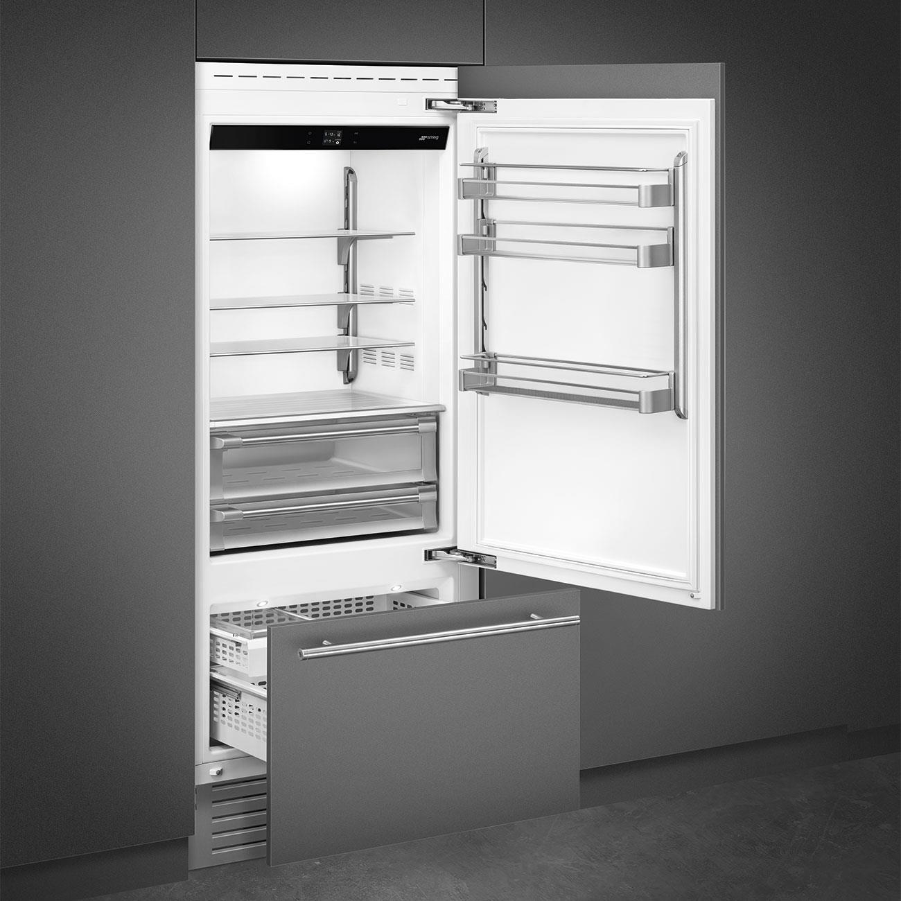 SMEG RBM36R ALTTAN DONDURUCULU TAM ANKASTRE BUZDOLABI