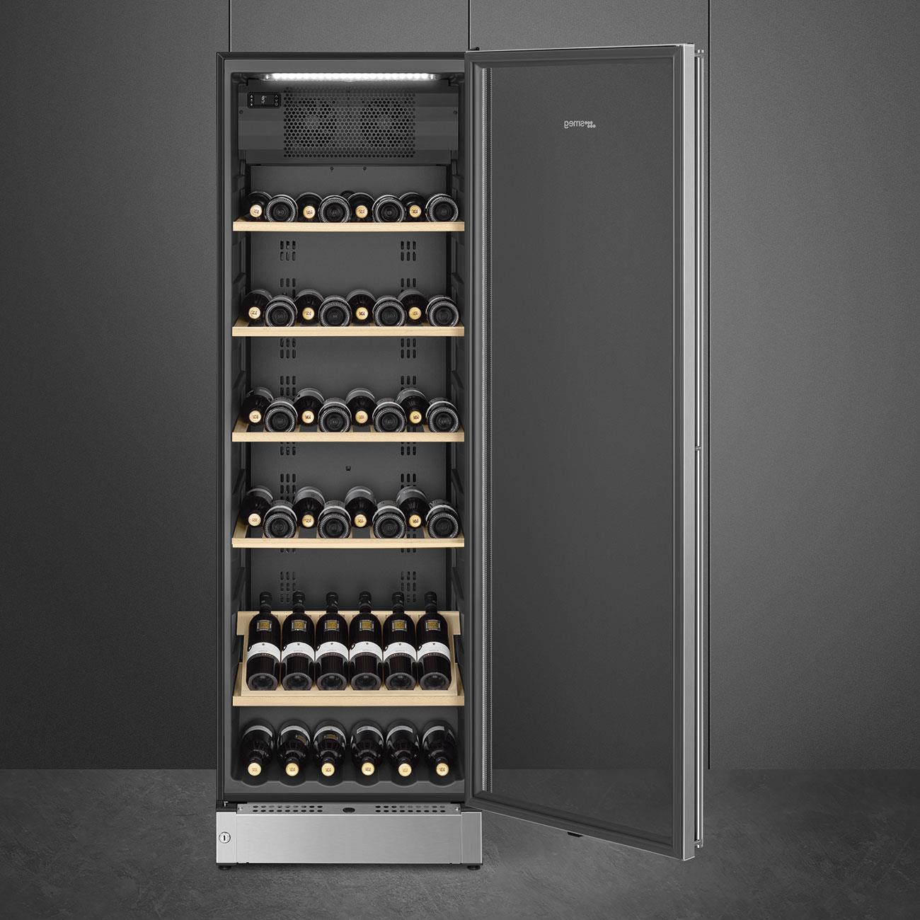 SMEG SCV115G-GS KLASİK SOLO ŞARAP SOĞUTUCU DOLAP