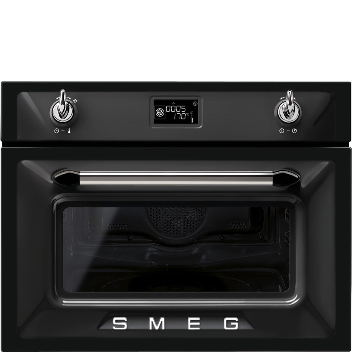 SMEG SO4902M1N VICTORIA SİYAH KOMBİ MİKRODALGA FIRIN