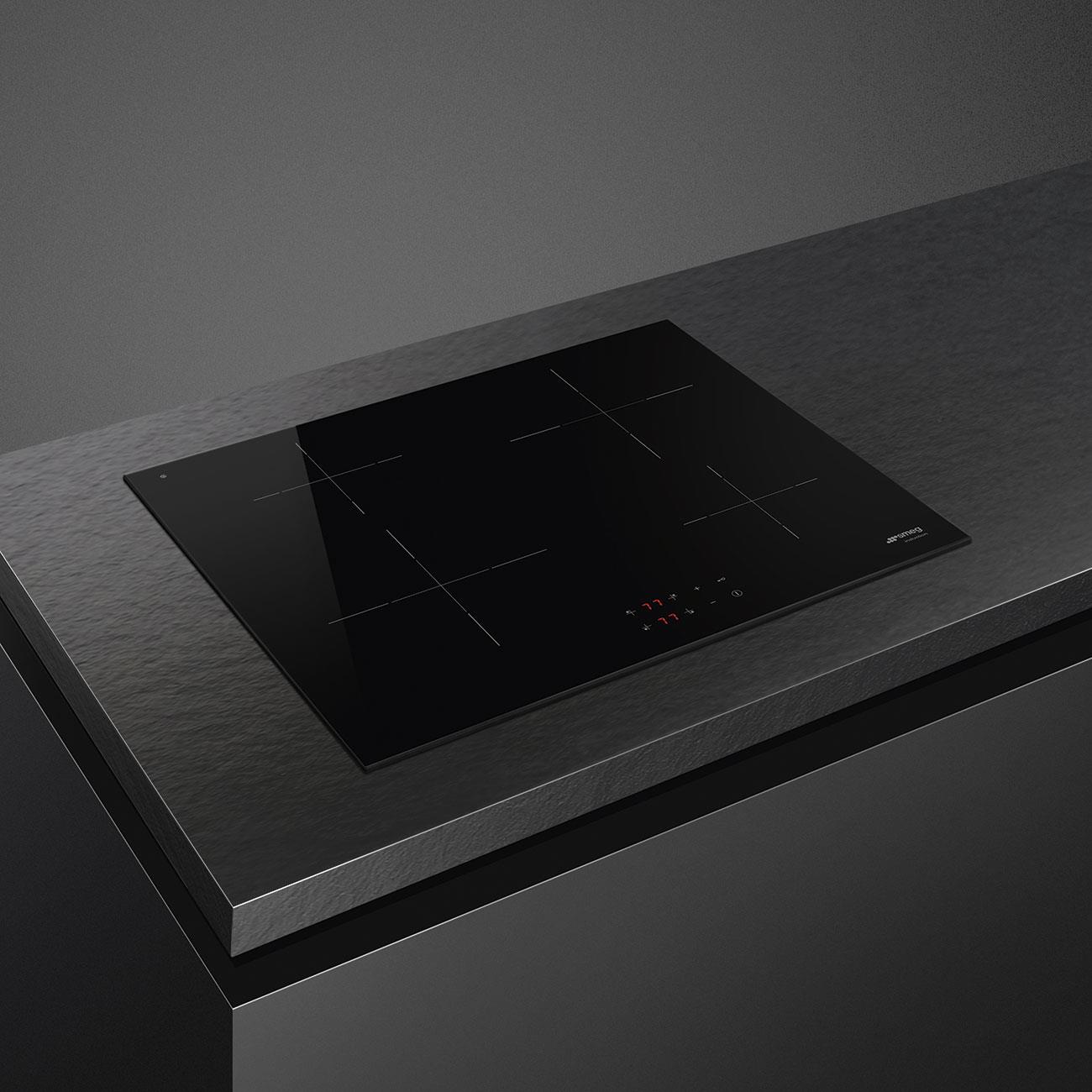 SMEG SI2641D LİNEA SİYAH ANKASTRE İNDÜKSİYONLU OCAK