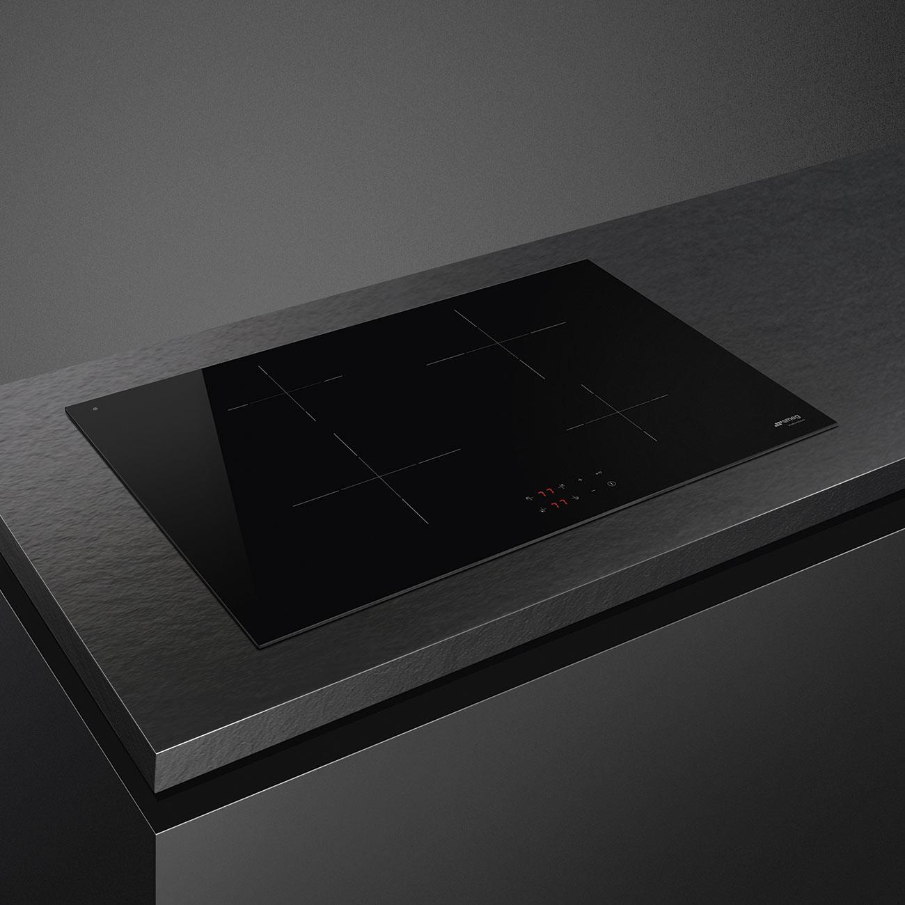 SMEG SI2741D LİNEA SİYAH ANKASTRE İNDÜKSİYONLU OCAK
