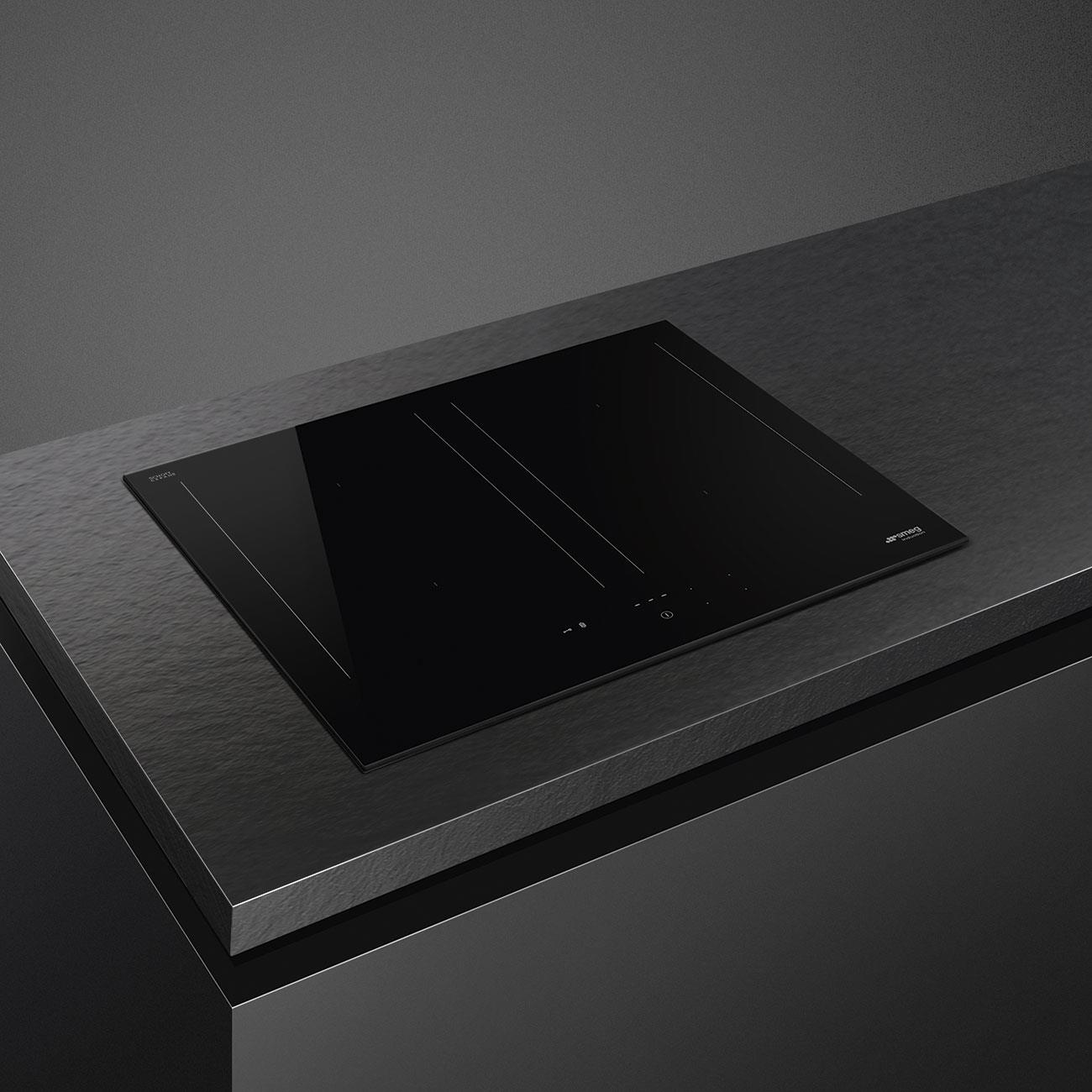 SMEG SIM3644D LİNEA SİYAH ANKASTRE İNDÜKSİYONLU OCAK