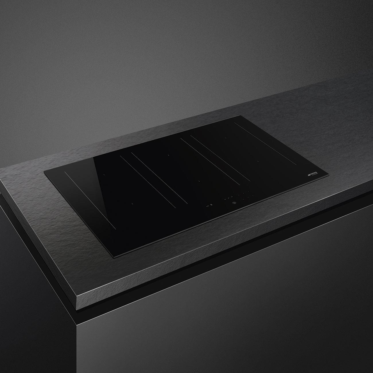 SMEG SIM3864D LİNEA SİYAH ANKASTRE İNDÜKSİYONLU OCAK