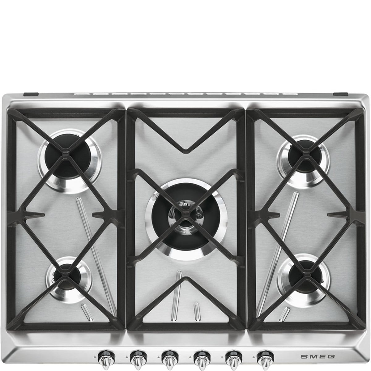 SMEG SR975XGH LİNEA VICTORIA ÇELİK GAZLI OCAK