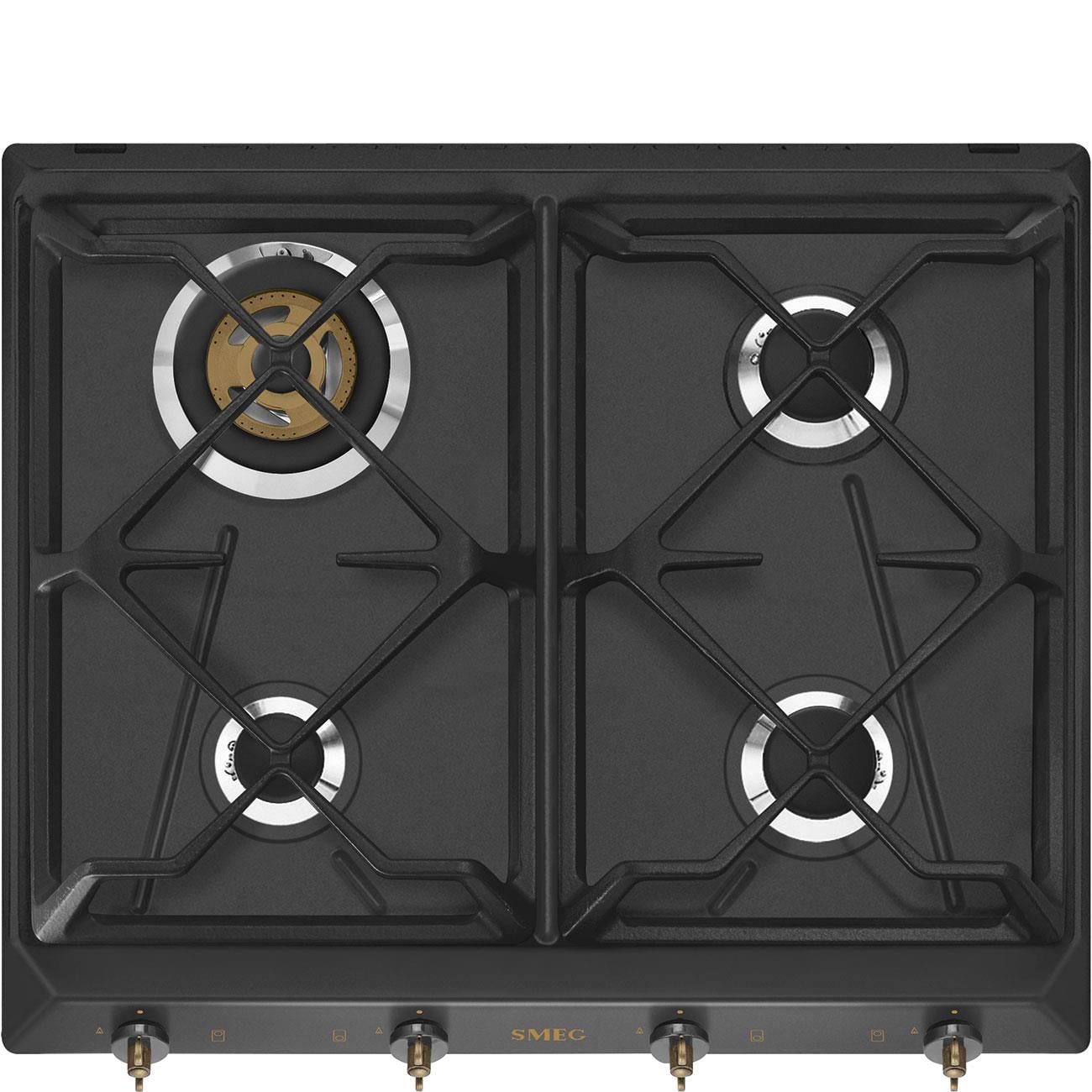 SMEG SRV864AOGH COLONİAL ANTRASİT GAZLI OCAK
