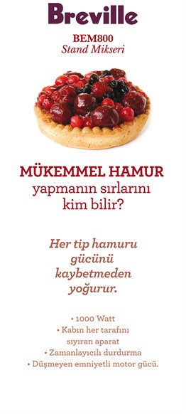 Breville BEM 800EX CB STAND MİKSER