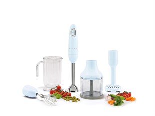 EL BLENDER SETİ-PASTEL MAVİ SMEG HBF02PBEU