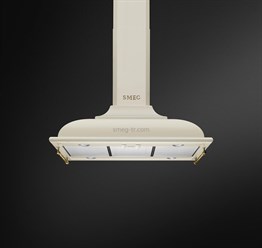 SMEG KCI19POE Krem/Rustik ADA Davlumbaz 90 cm.