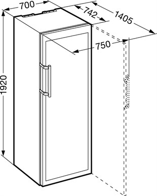 LIEBHERR WTes 5972 Vinidor ŞARAP DOLABI