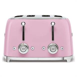 SMEG 4 DİLİM PEMBE EKMEK KIZARTMA MAKİNESİ TSF03PKEU