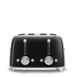 SMEG 4 DİLİM SİYAH EKMEK KIZARTMA MAKİNESİ TSF03BLEU