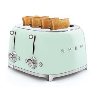 SMEG 4 DİLİM YEŞİL EKMEK KIZARTMA MAKİNESİ TSF03PGEU