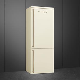 Smeg Buzdolabı FA800RPO5/LPO5 Krem Estetik 