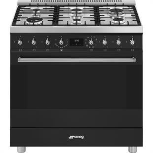 SMEG C9GMMB2 KLASİK MAT SİYAH KUZİNE FIRIN
