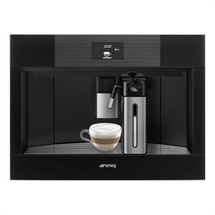 SMEG CMS4104B3 LİNEA DEEP BLACK ANKASTRE KAHVE MAKİNESİ