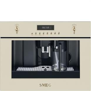 SMEG CMS8451P CORTİNA  ANKASTRE KREM KAHVE MAKİNESİ