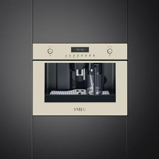 SMEG CMS8451P CORTİNA  ANKASTRE KREM KAHVE MAKİNESİ