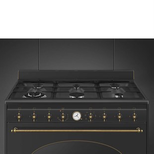 SMEG CO96GMA9 90cm KUZİNE ANTRASİT