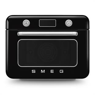 SMEG COF01BLEU RETRO SİYAH BUHARLI TEZGAHÜSTÜ FIRIN